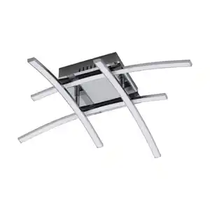 EGLO Wand-/Deckenleuchte »NEVADO«, Aluminium, 3000K - silberfarben