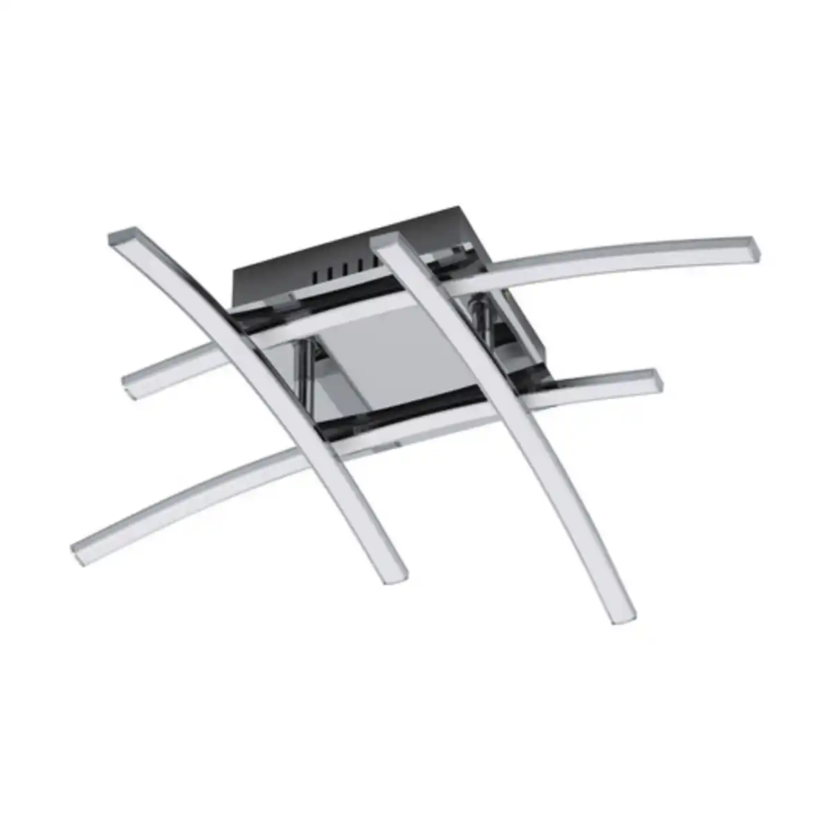 Bild 1 von EGLO Wand-/Deckenleuchte »NEVADO«, Aluminium, 3000K - silberfarben