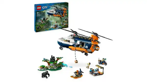 Bild 1 von LEGO City Dschungelforscher-Hubschrauber 60437