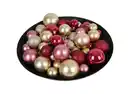 Bild 1 von Weihnachtsbaumkugeln 60er-Set Berry/Champagner