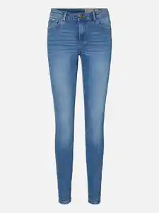 Vero Moda VMTANYA MR S PIPING J Jeans Blau