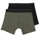 Bild 1 von Herren Boxershorts Extralang 2er-Pack, Dunkelgrün, S
