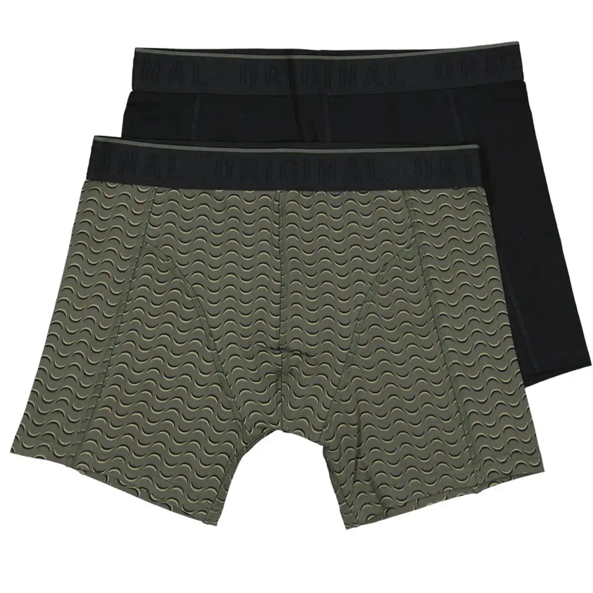 Bild 1 von Herren Boxershorts Extralang 2er-Pack, Dunkelgrün, S