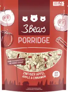 3Bears Porridge Zimtiger Apfel, 400 g