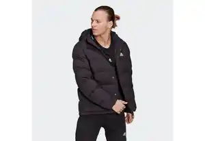 Adidas Sportswear Outdoorjacke HELIONIC HOODED DAUNENJACKE, Schwarz