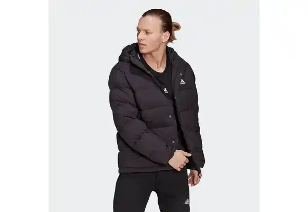 Bild 1 von Adidas Sportswear Outdoorjacke HELIONIC HOODED DAUNENJACKE, Schwarz