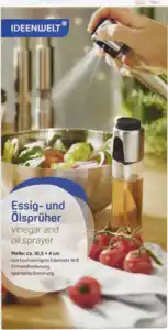 IDEENWELT 2er Set Essig- und Ölsprüher