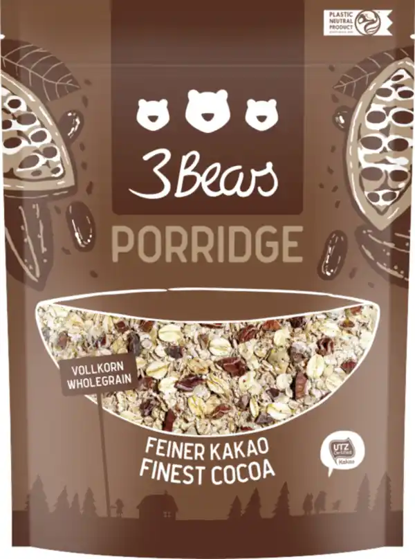 Bild 1 von 3Bears Porridge Feiner Kakao, 400 g