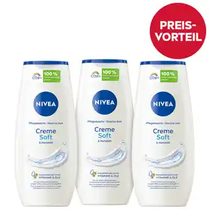 NIVEA Pflegedusche Creme Soft Vorteilsset, 750 ml