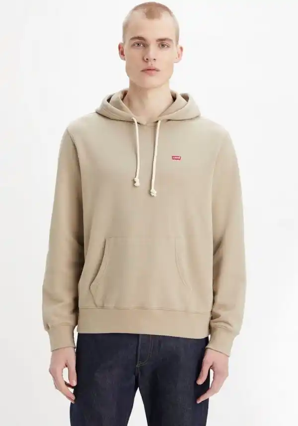 Bild 1 von Levi's® Kapuzensweatshirt NEW ORIGINAL HOODIE mit kleinem Batwing-Logo, Beige