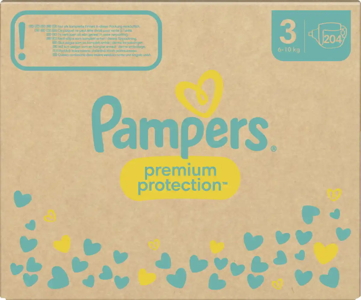 Bild 4 von Pampers premium protection Windeln Gr.3 (6-10kg) Monatsbox