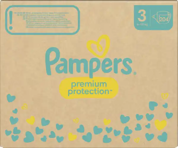 Bild 4 von Pampers premium protection Windeln Gr.3 (6-10kg) Monatsbox