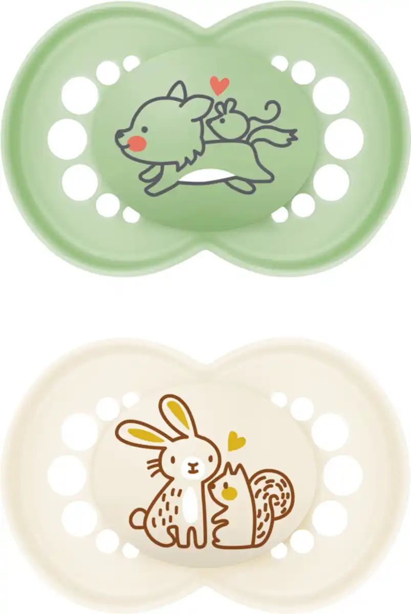 Bild 2 von MAM Schnuller Original Latex, 16+ Mon., Wolf/Hase