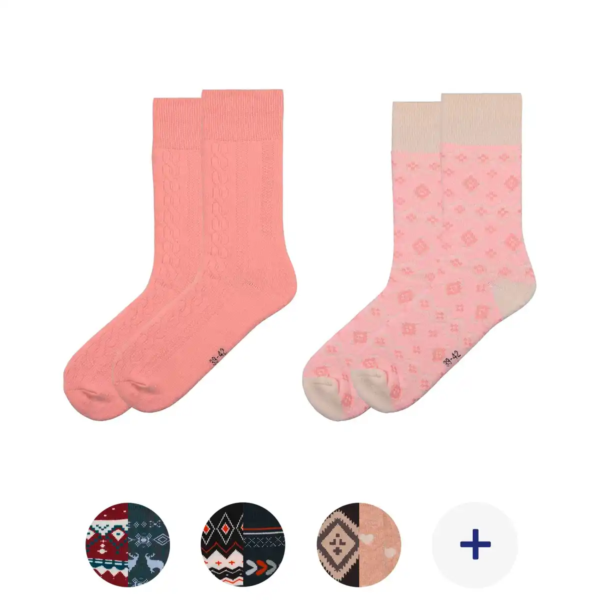 Bild 1 von UP2FASHION Damen und Herren Casual Mountain-Socken, 2er-Pack