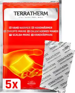 TerraTherm Vorteilspack Handwärmer, 5 Paar - 12h Wärme