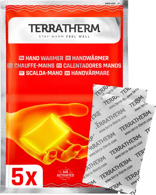 Bild 1 von TerraTherm Vorteilspack Handwärmer, 5 Paar - 12h Wärme