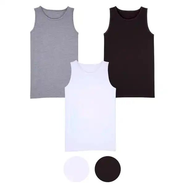 Bild 1 von UP2FASHION BASICS Herren Basic Achselshirt, 3er-Pack