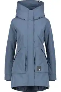 Alife & Kickin Winterjacke FloraAK Parka Damen Winterjacke, gefütterte Jacke, Blau