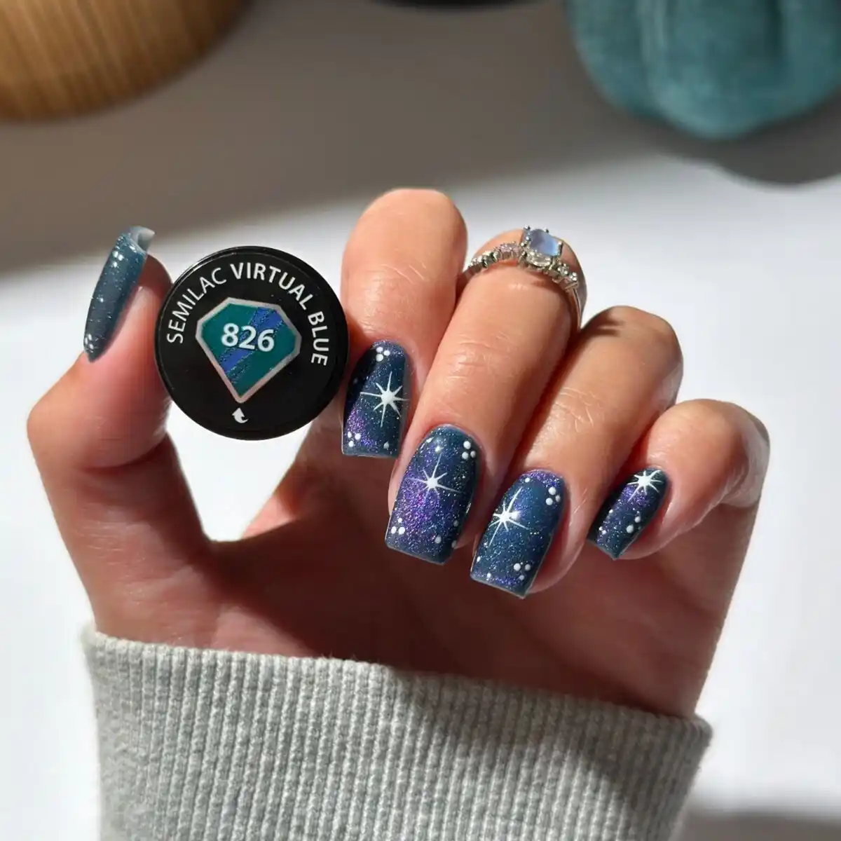 Bild 2 von Semilac UV-Nagellack Virtual Blue, 7 ml