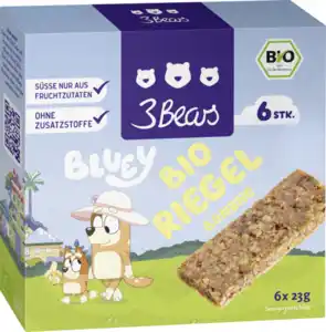 3Bears Bio Bananen Riegel Bluey, 138 g