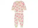 Bild 2 von lupilu® Baby Velours-Pyjama, mit Schulterknöpfung