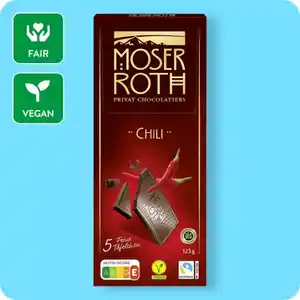 MOSER ROTH Schokolade, versch. Sorten