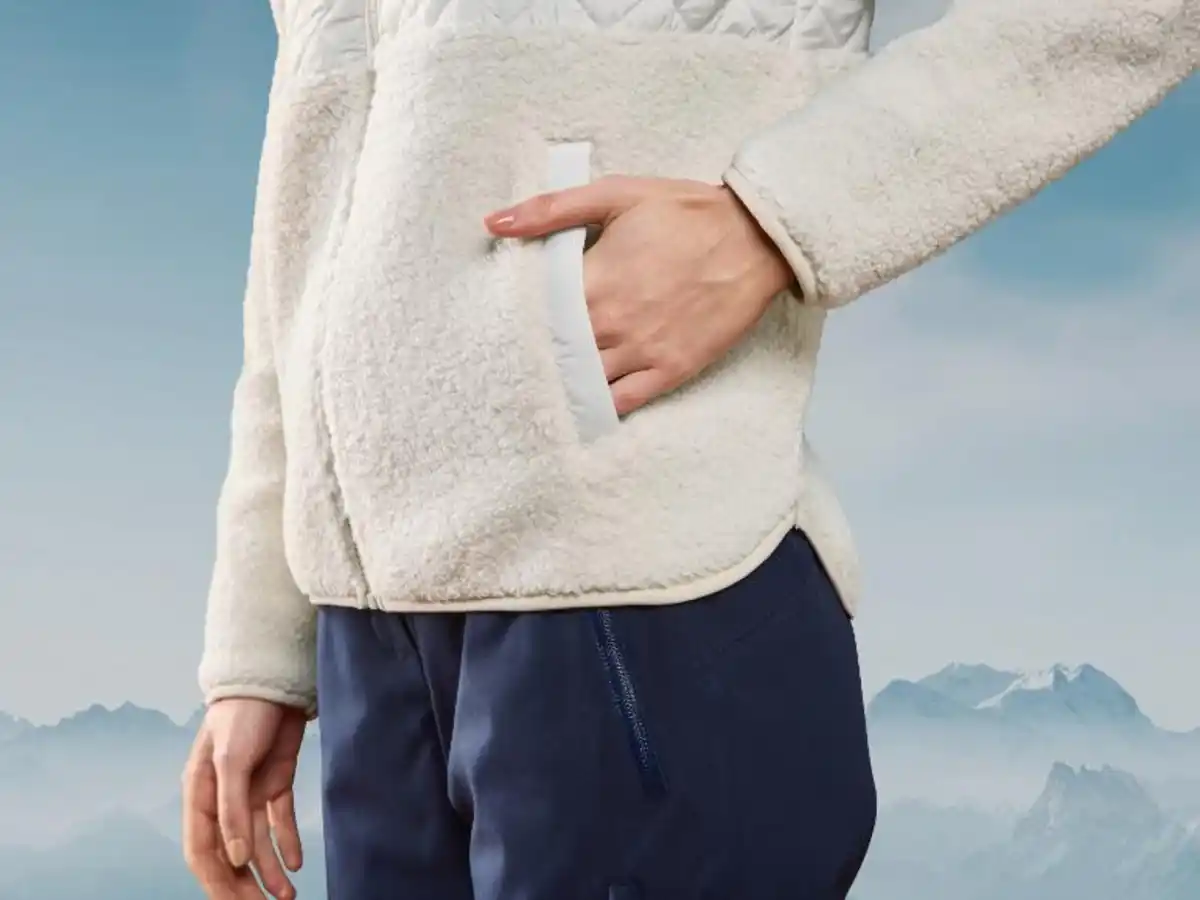 Bild 3 von CRIVIT Damen Fleecejacke aus Lammfellimitat