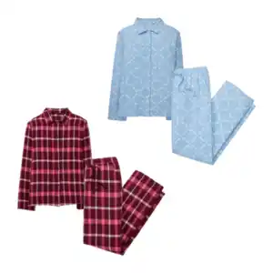 UP2FASHION Flanell-Pyjama