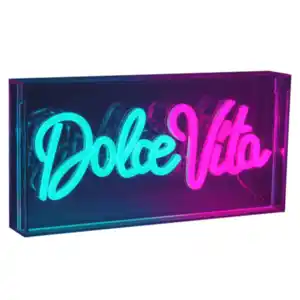 LED-Schild Dolce Vita