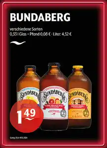 BUNDABERG verschiedene Sorten