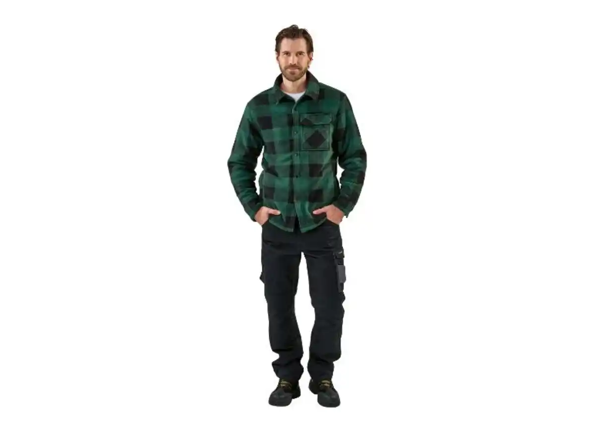 Bild 3 von PARKSIDE® Herren Overshirt, Innenseite mit wärmendem Teddyfutter