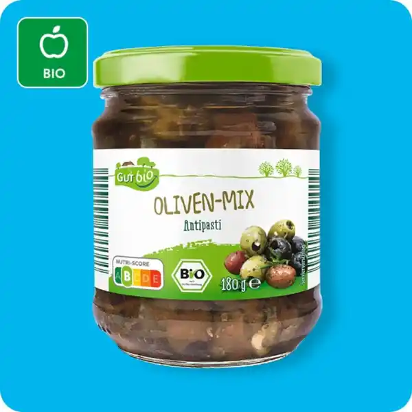 Bild 1 von GUT BIO Bio-Antipasti, Oliven-Mix