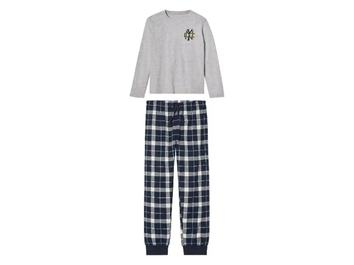 Bild 2 von pepperts!® Kinder Pyjama, Hose aus weichem, wärmendem Flanell