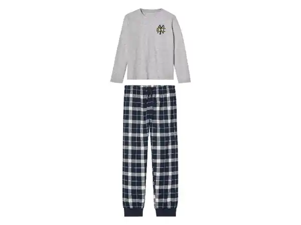 Bild 2 von pepperts!® Kinder Pyjama, Hose aus weichem, wärmendem Flanell