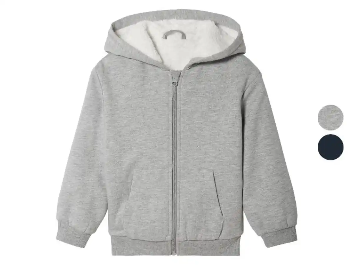Bild 1 von lupilu® Kinder Sweatjacke, mit Teddyfutter