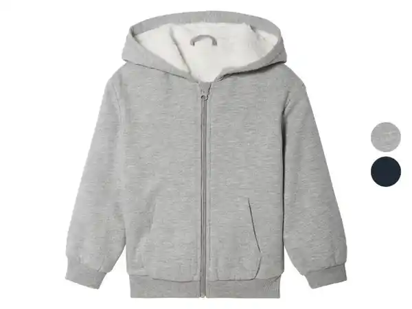 Bild 1 von lupilu® Kinder Sweatjacke, mit Teddyfutter