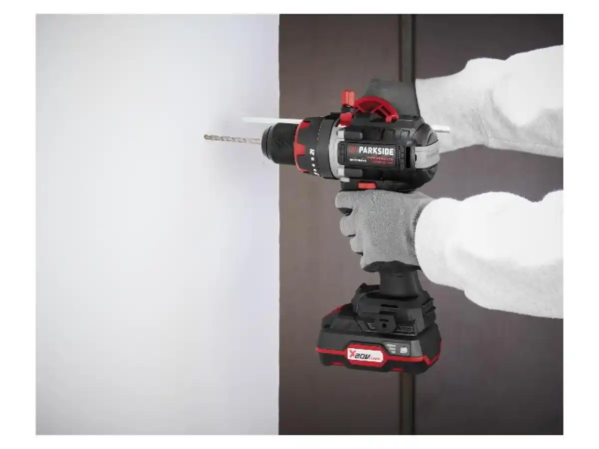 Bild 4 von PARKSIDE PERFORMANCE® 20 V Akku-Schlagbohrschrauber-Set »PSBSAP 20-Li C3«, mit Akku und Ladegerät,  2 Ah