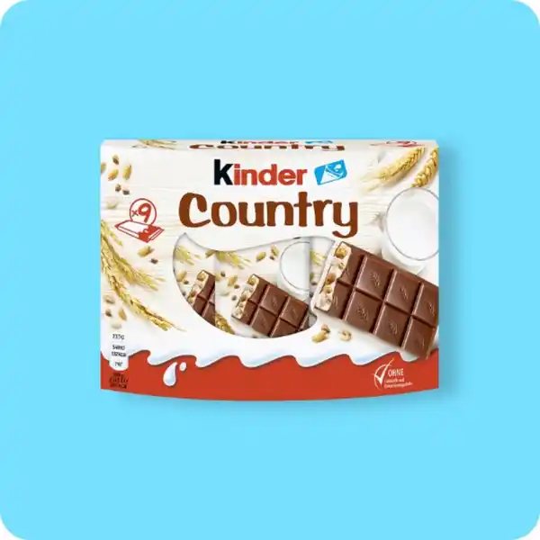 Bild 1 von FERRERO® kinder® -Country, 9 Riegel