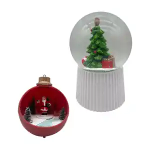 CASALUX LED-Weihnachtskugel / -Schneekugel