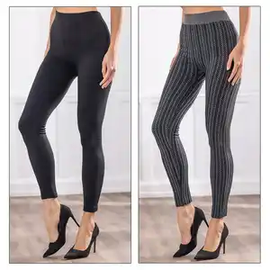 Leggings mit Zopfmuster