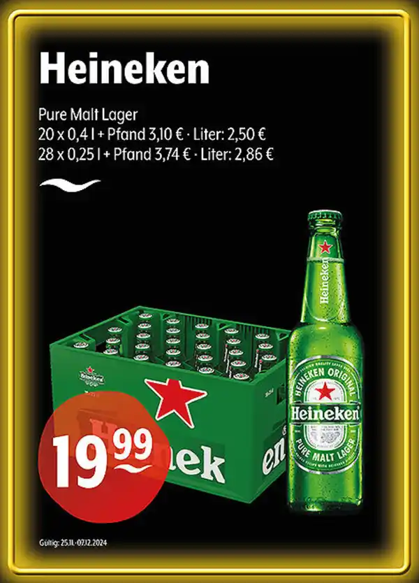 Bild 1 von Heineken Pure Malt Lager