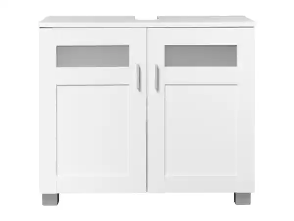 Bild 3 von LIVARNO home Waschbeckenunterschrank »Basel«, mit Siphonausschnitt