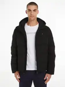 Tommy Hilfiger Steppjacke CL MOTION HOODED JACKET, Schwarz