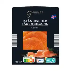 GOURMET FINEST CUISINE Isländischer Räucherlachs 100g