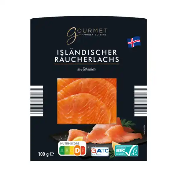 Bild 1 von GOURMET FINEST CUISINE Isländischer Räucherlachs 100g