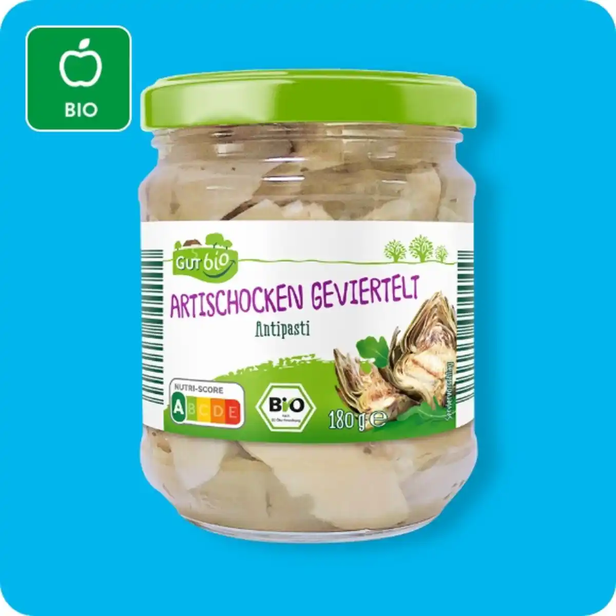 Bild 1 von GUT BIO Bio-Antipasti, Artischocken geviertelt oder Getrocknete Tomaten