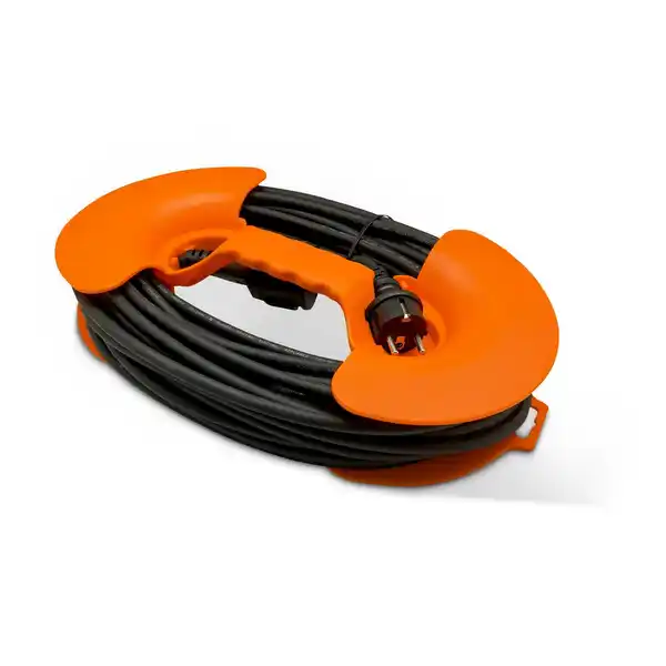 Bild 1 von Verlängerungskabel 'H05RR-F' schwarz/orange 25 m