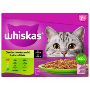 Whiskas Gemischte oder Klassische Auswahl Katzennahrung