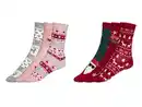 Bild 1 von esmara® Damen Socken, 3 Paar, mit Weihnachtsdesign