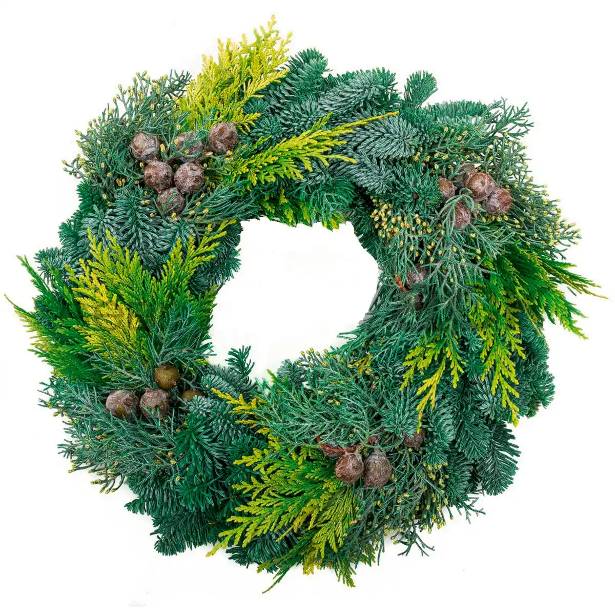 Bild 1 von Koniferen-Adventskranz grün Ø 30 cm